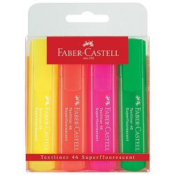 Signir 1-5mm superfluorescentan Faber Castell 2546/4boje blister