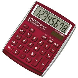 Kalkulator komercijalni  8mjesta Citizen CDC-80 crveni blister