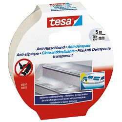 +Traka ljepljiva antiklizna 25mm/5m Tesa 55587 bijela blister