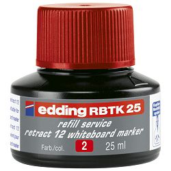 Tinta za marker (za bijelu ploču) 25ml Edding BTK25 crvena