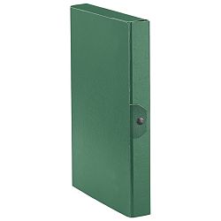 Mapa s gumbom hrbat- 40mm A4 Eurobox Esselte C2418 zelena