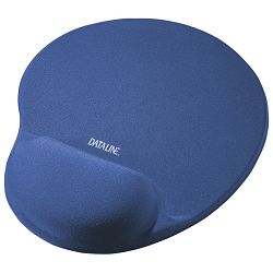 Podloga za miša ergonomska-gel Dataline 671070 plava blister