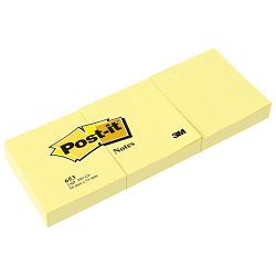 Blok samoljepljiv  38x51mm 3x100L 3M.653 žuti