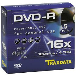DVD-R 4,7/120 16x JC Traxdata 0231733