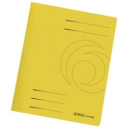 Fascikl mehanika euro karton A4 Herlitz 10902468 žuti