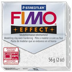Masa za modeliranje   56g Fimo Effect Staedtler 8020-052 glitter bijela