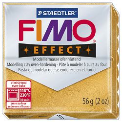 Masa za modeliranje   56g Fimo Effect Staedtler 8020-11 metalik zlatna