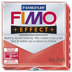 Masa za modeliranje   56g Fimo Effect Staedtler 8020-204 prozirno crvena