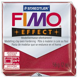 Masa za modeliranje   56g Fimo Effect Staedtler 8020-28 metalik crvena