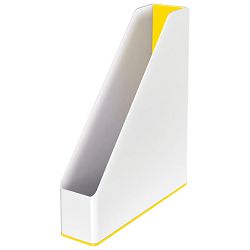Stalak za spise okomit plastičan Wow Leitz 53621016 bijelo-žuti