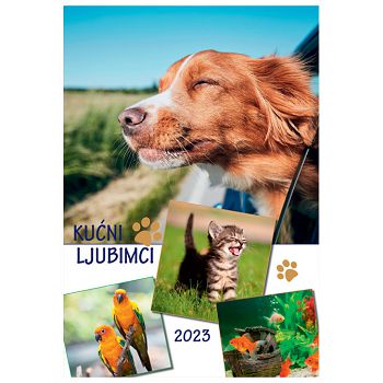 Kalendar "Kućni ljubimci 2023" 13 listova, spirala