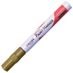 Marker permanentni lakirajući 2-4mm Penac zlatni