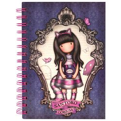 Blok kolegij 15,2x20,7cm crte Cheshire Cat Gorjuss 1144GJ01