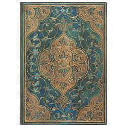 Notes 13x18cm-midi crte  88L Turquoise Chronicles Paperblanks FB8226-2