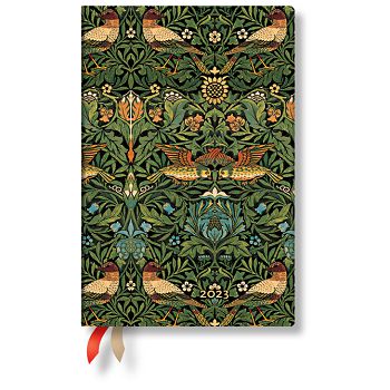 Planer tjedni 2023- 9,5x14cm-mini horizontalni bez zatvaranja Morris Birds Flexi Paperblanks 8636-9