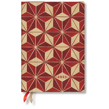 Planer tjedni 2023-13x18cm-midi horizontalni bez zatvaranja Hishi flexi Paperblanks 8640-6