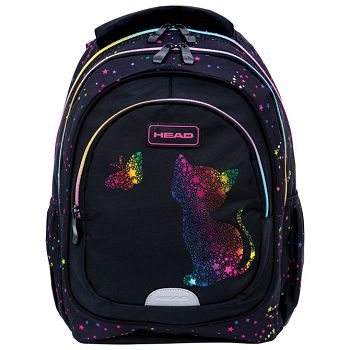 Ruksak školski-notebook anatomski Rainbow Kitty Head 502025033