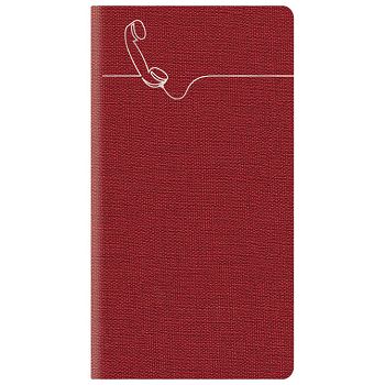 Adresar telefonski  70x150mm A-Z Colere E41 bordo