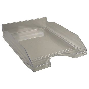 Ladica za spise Ecotray 12327D Fornax prozirno siva
