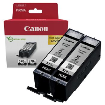 Ink Jet Canon PGI-570PGBKXL original double pack crni
