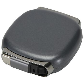 Kabel za punjenje uvlačni C-plug sa 2 konektora Hadar 12449682 tamnosiva