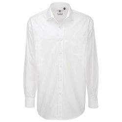 Košulja muška dugi rukavi B&C Heritage 120g bijela 3XL