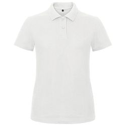 Majica kratki rukavi B&C Polo/Women ID.001 180g bijela S