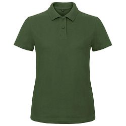 Majica kratki rukavi B&C Polo/Women ID.001 180g tamno zelena XS!!