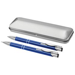 Garnitura olovka kemijska + olovka tehnička u metalnoj kutiji PF Concept 10619901 plava
