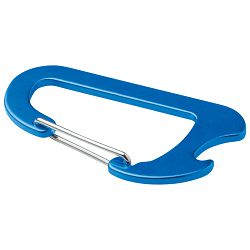 Karabin-otvarač za bocu metalni plavi