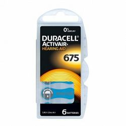 Baterija za slušni aparat Duracell Activair 675 / PR44 1,45V zink pk6 blister