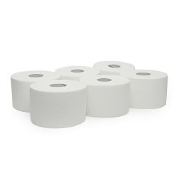 Papir toalet - rola 13x20cm, 190m 2-sloja pk6 spiralni
