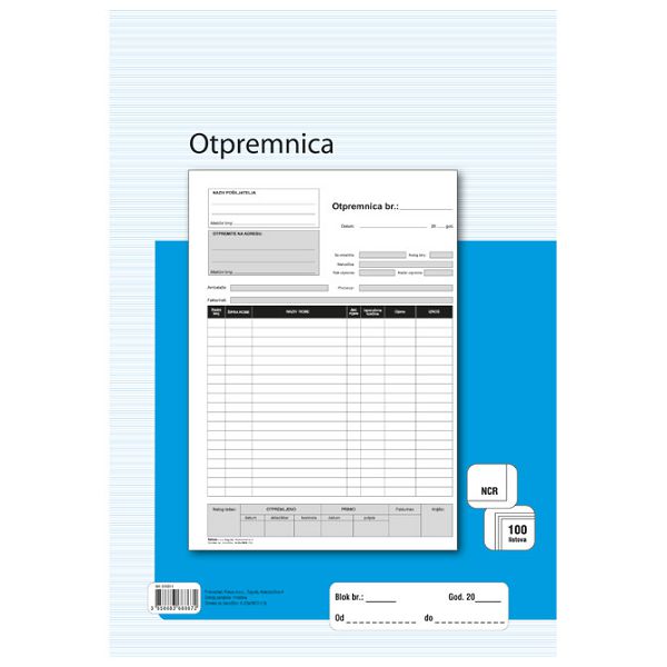 Obrazac A-23a/NCR otpremnica A4 Fokus