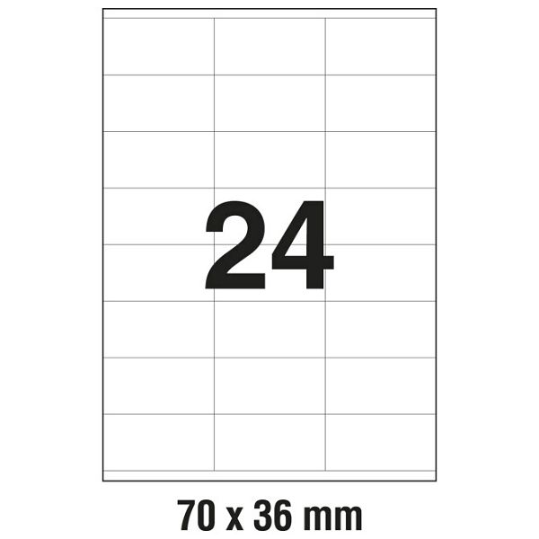 Etikete ILK  70x36mm pk100L Zweckform 3475