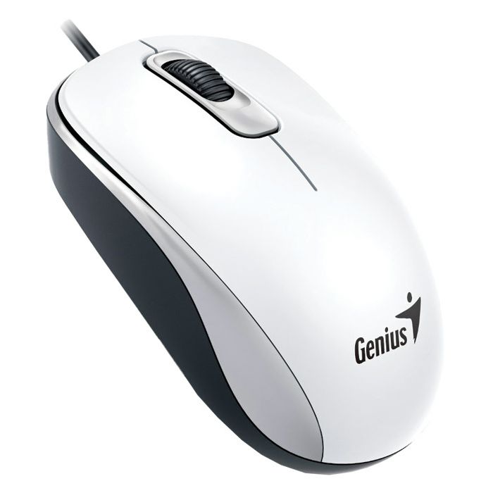 Miš usb 3tipke optički DX-110 Genius bijeli