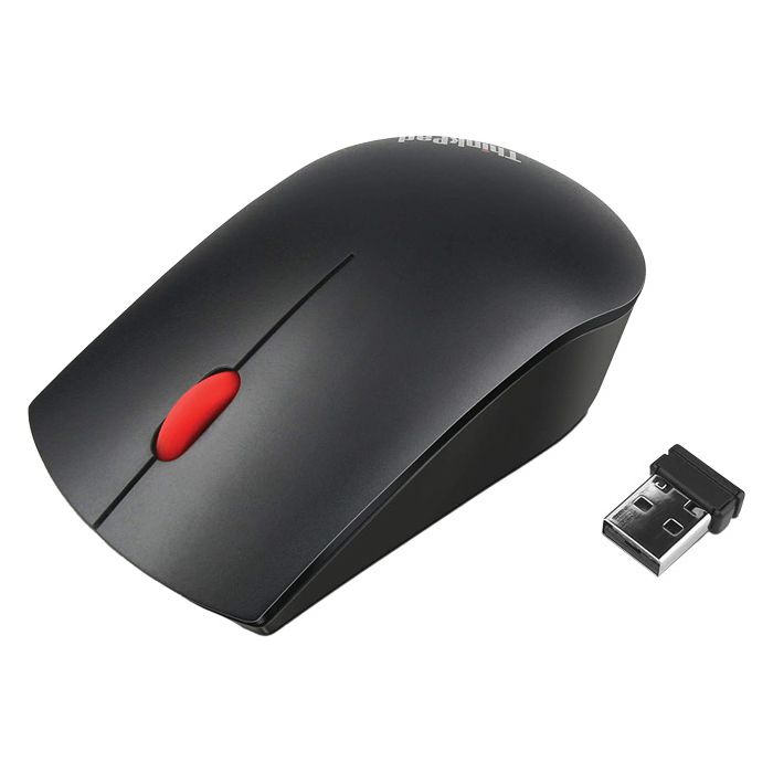 Miš usb 3tipke optički bežični Lenovo 4X30M56887 crni