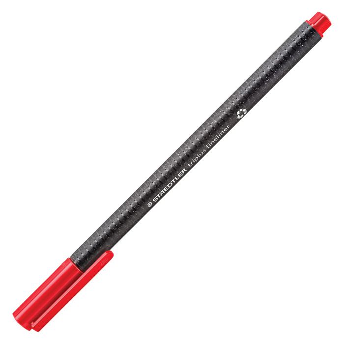 Flomaster fineliner 0,3mm reciklirani Triplus Staedtler 334 R-2 crveni 