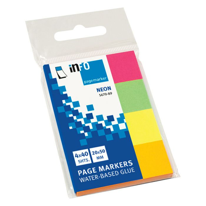 Zastavica 20x50mm 4bojex50L papir Global Notes 5670-89 sortirano blister