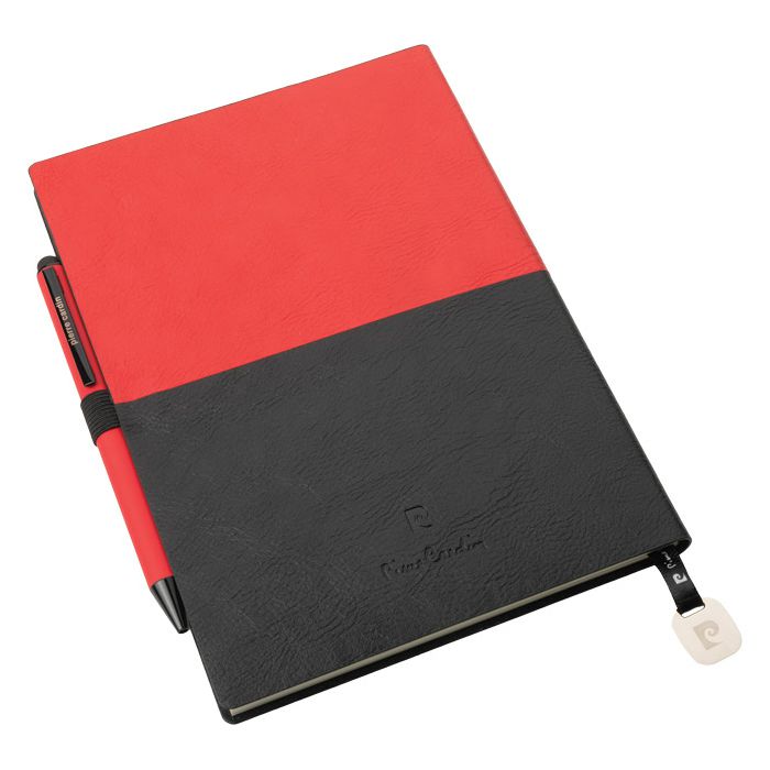 Set Notes A5  Reporter+Ol.kem.Celebration Pierre Cardin B3501201IP3 crveno-crna