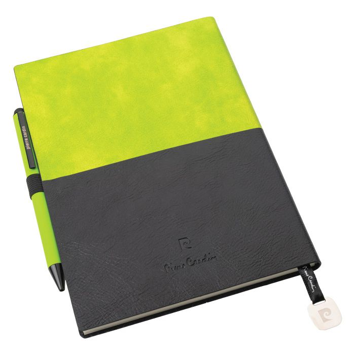 Set Notes A5  Reporter+Ol.kem.Celebration Pierre Cardin B3501203IP3 zeleno-crna