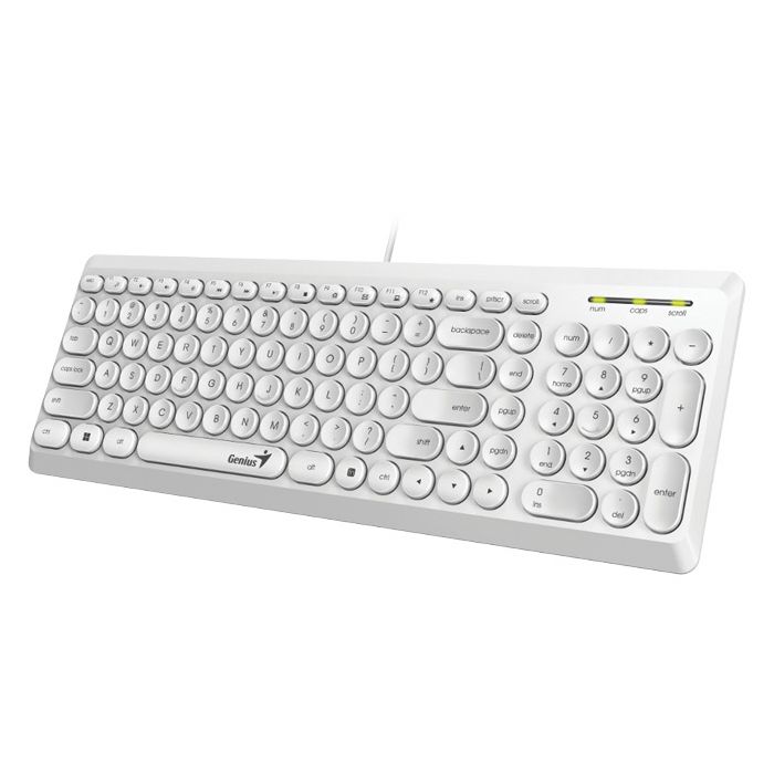 Tipkovnica USB Slimstar Q200 Genius bijela