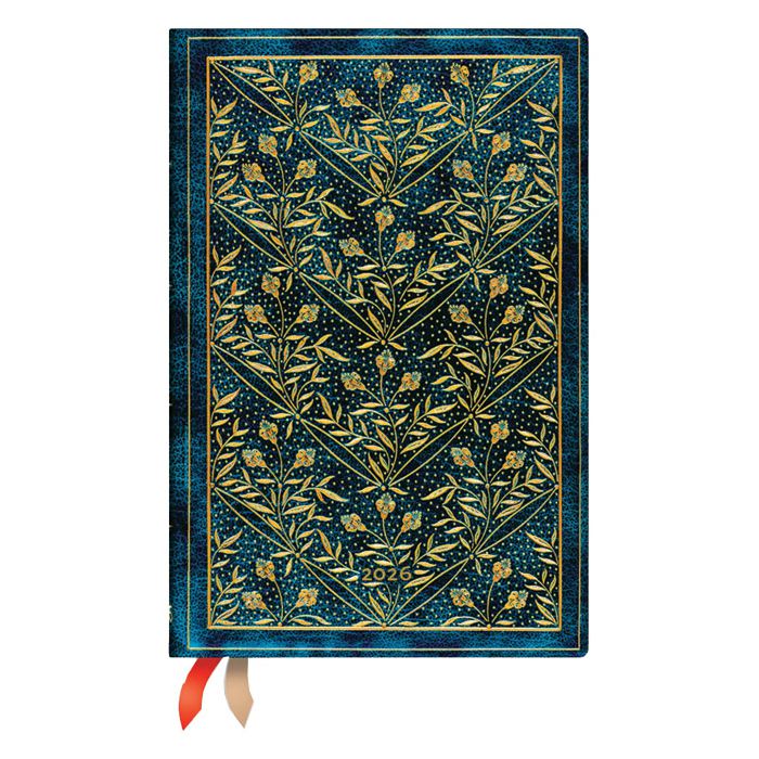 Planer dnevni 2026-9,5x14cm-mini s gumicom Wildflower Song Paperblanks DE0726-6