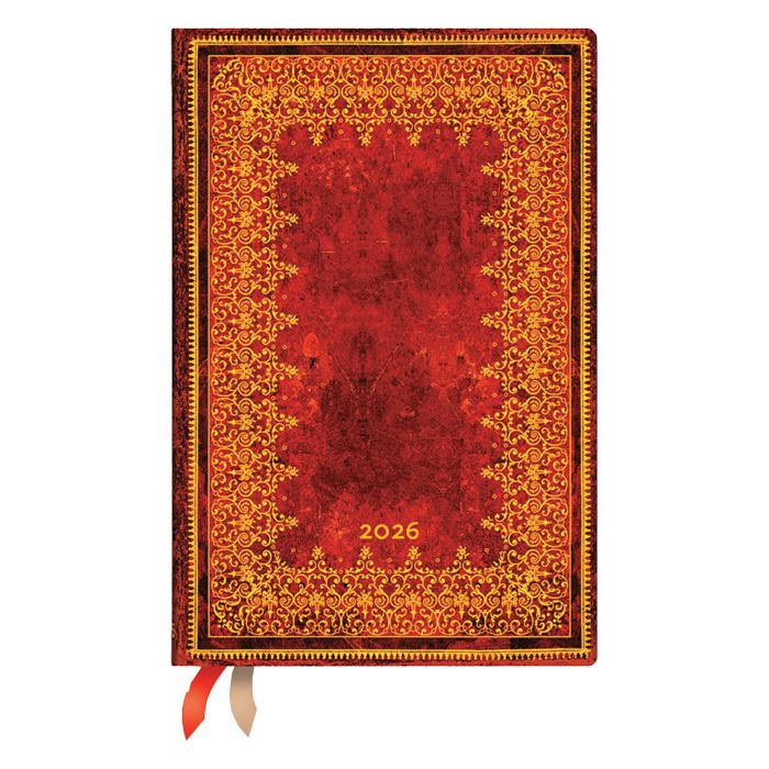 Planer dnevni 2026-9,5x14cm-mini s gumicom Foiled Paperblanks DE0721-1