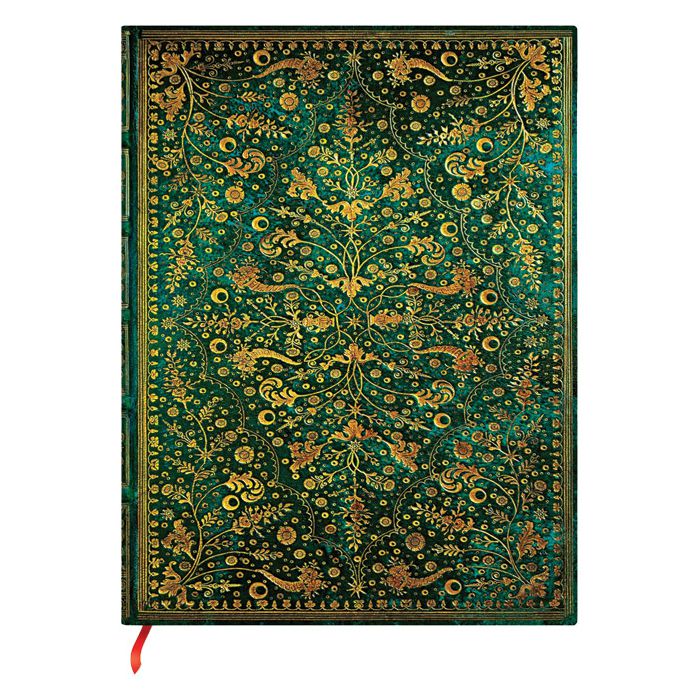 Notes  9x14cm-mini crte  88L s gumicom Emerald Flower Paperblanks PB1317-5