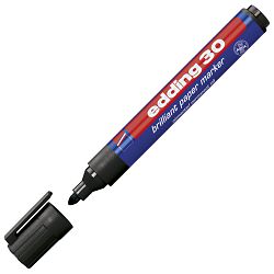 Marker briljant za papir 1,5-3mm Edding 30 crni