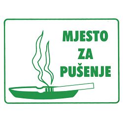 Naljepnice "Mjesto za pušenje"