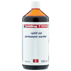 Tinta za marker permanentni 1000ml Edding T1000 crvena