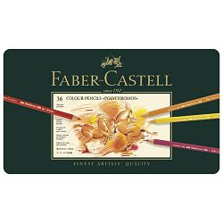 -Boje drvene  36boja metalna kutija Polychromos Faber Castell 110036