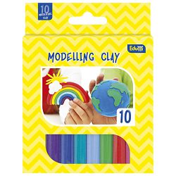 Plastelin 10bojax15g Color Educa blister!!