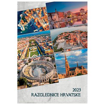 Kalendar "Razglednice Hrvatske 2023" 13 listova spirala